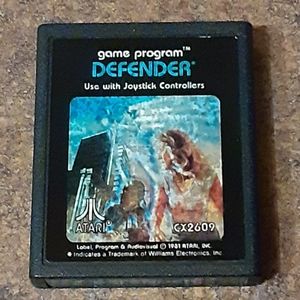 Vintage 1981 Atari 2600 Defender Game Cartridge -